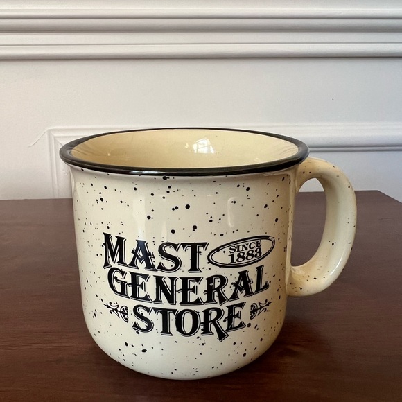 Mast General Store Campfire Ivory Speckled Ceramic Enamel Coffee Cup Mug, 15Oz - Picture 2 of 5